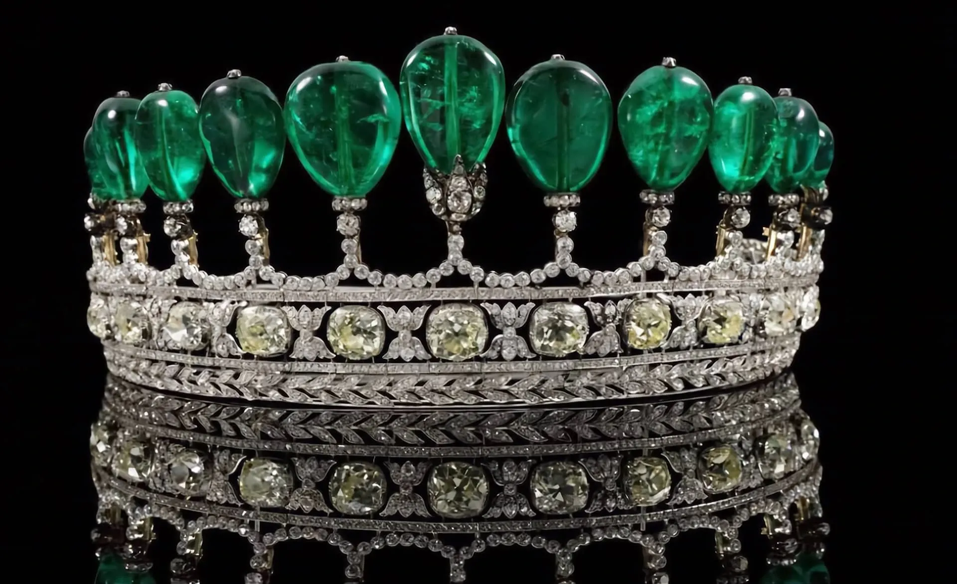 Emerald Diamond Tiara